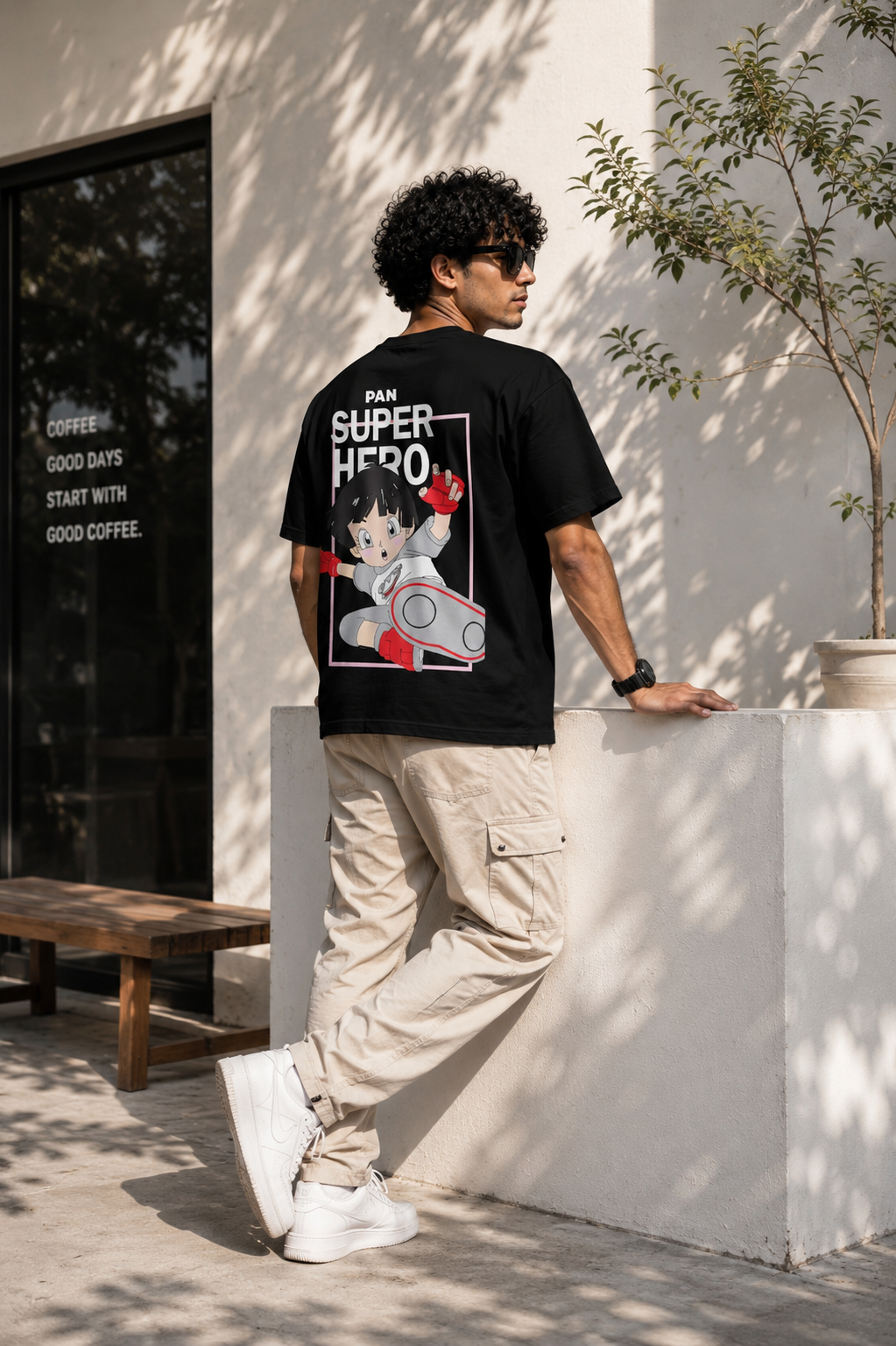 Pan Super Hero Anime Oversized T-Shirt for Men