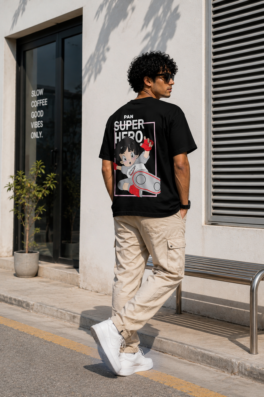 Pan Super Hero Anime Oversized T-Shirt for Men