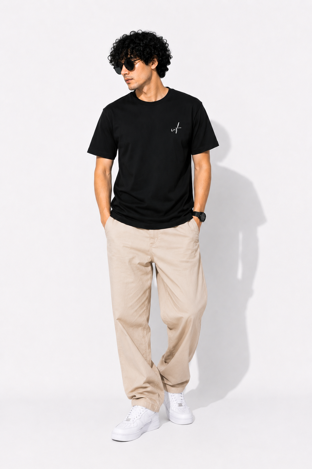 Urban Romance Teddy Back Print T-Shirt – Minimal Streetwear Oversized Tee